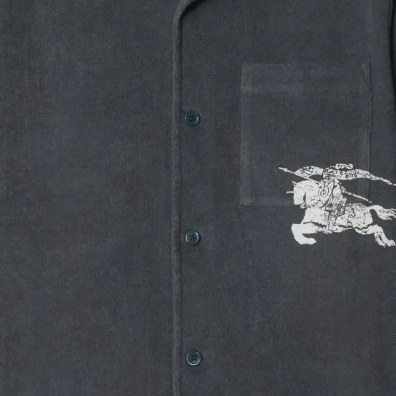 Burberry Ekd Towelling Shirt-4