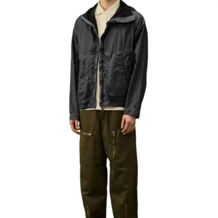 C.P.Company Goggle Waxed Jacket-3