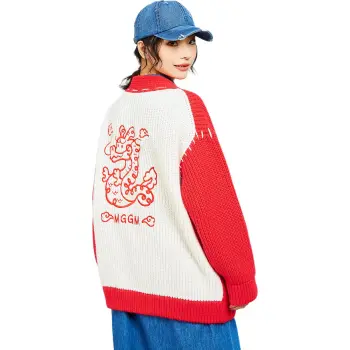 MUGUOGUOMU Fall And Winter Sweater Loose Fit Women's