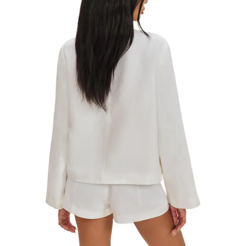 REFORMATION Lucia Linen Jacket Jackets & Coats Women's-1