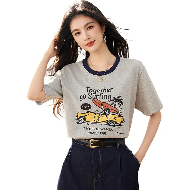 La Chapelle T Shirt Women's Gray-2