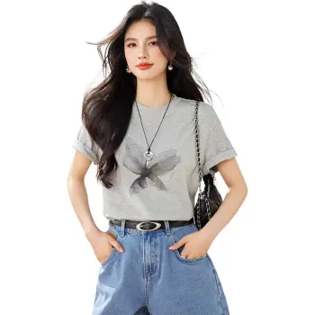 La Chapelle T Shirt Women's Light Gray