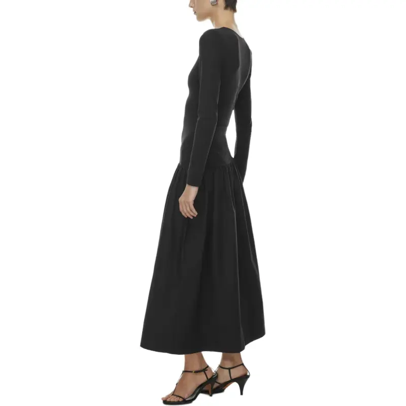ARITZIA Babaton Guild Dress Long-Sleeved Dresses Women's Black-4