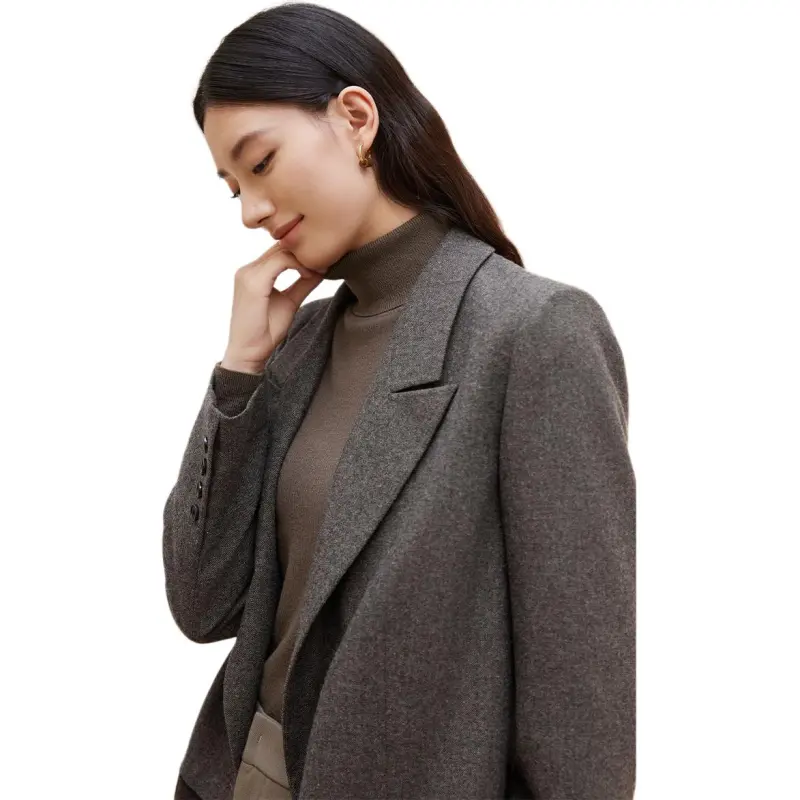 IHIMI Business Suit Women's Chestnut Brown-4