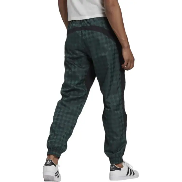 Adidas Originals Casual Pants Men's Green/Black-3