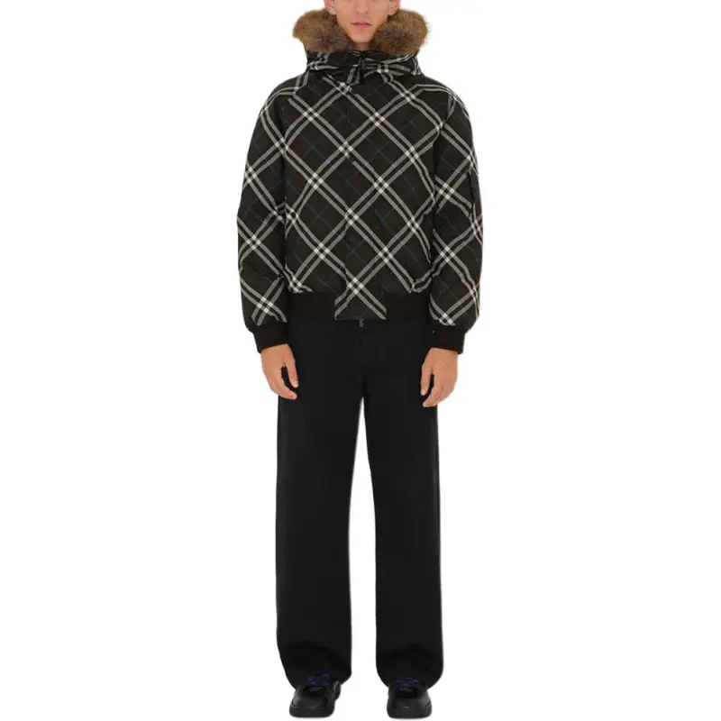 Burberry Checked Padded Jacket-4