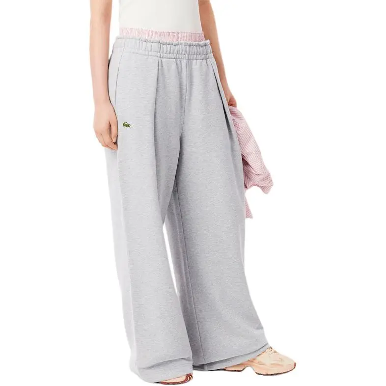 LACOSTE Pleated Wide leg Trousers-3