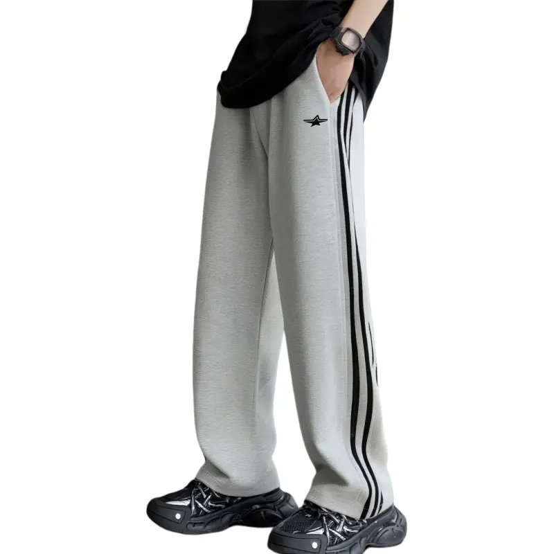 PENTAGONAL HEART Knitted Sweatpants Unisex-4