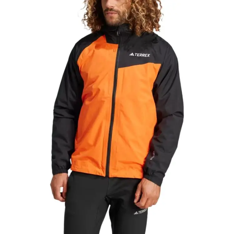 Adidas FW24 Multi 2L RAIN.RDY Jacket Men's Orange/Black-1