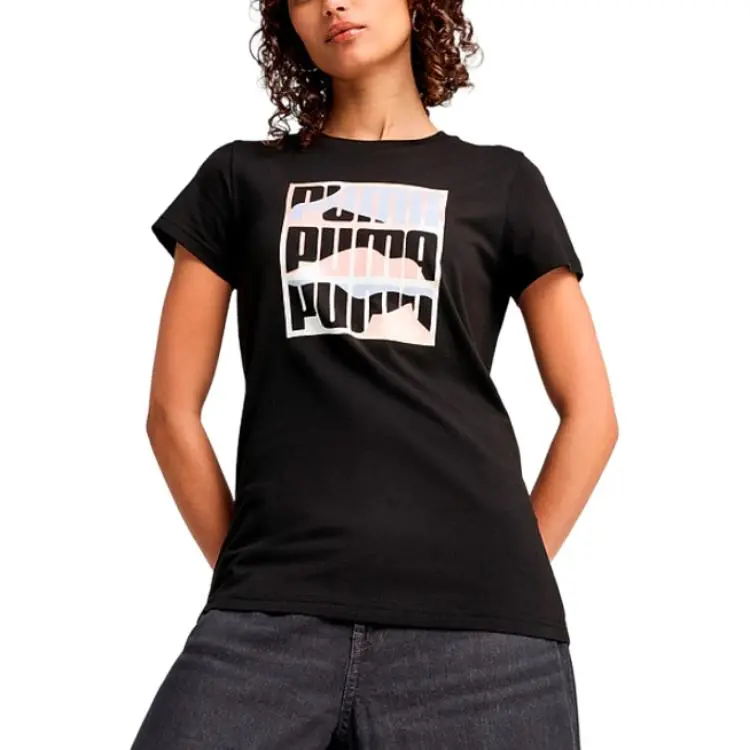 PUMA Camiseta Graphics Con Montaña Para Mujer-3