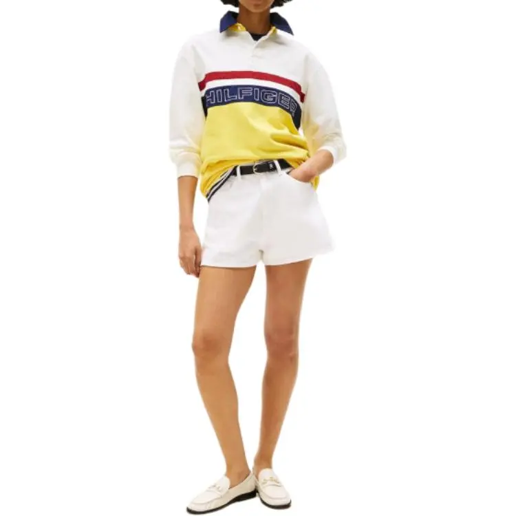 Tommy Hilfiger Polo Shirt Unisex Yellow-1