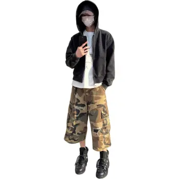DAFK Denim Shorts Men's Camouflage 