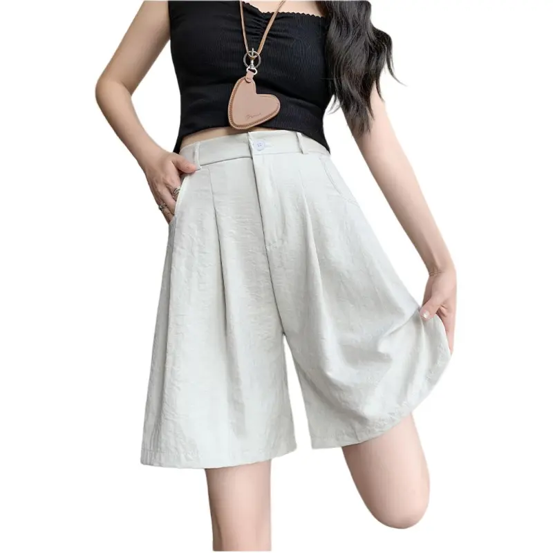 Mu Xiao Xin Denim Shorts Women's-12