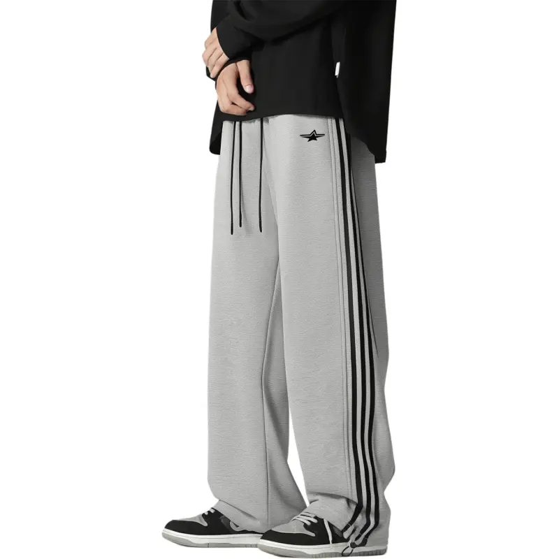PENTAGONAL HEART Knitted Sweatpants Unisex-3