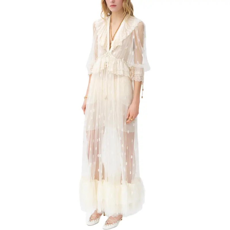 Chloé Floral embroidered Maxi Dress-1