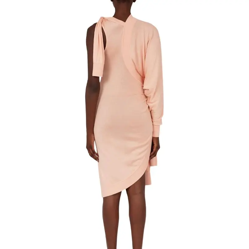 Ferragamo Asymmetric Knitted Dress-2