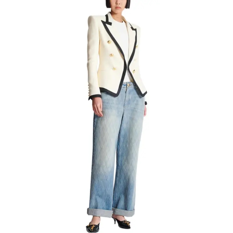 BALMAIN Jackets & Coats Women's Beige-2