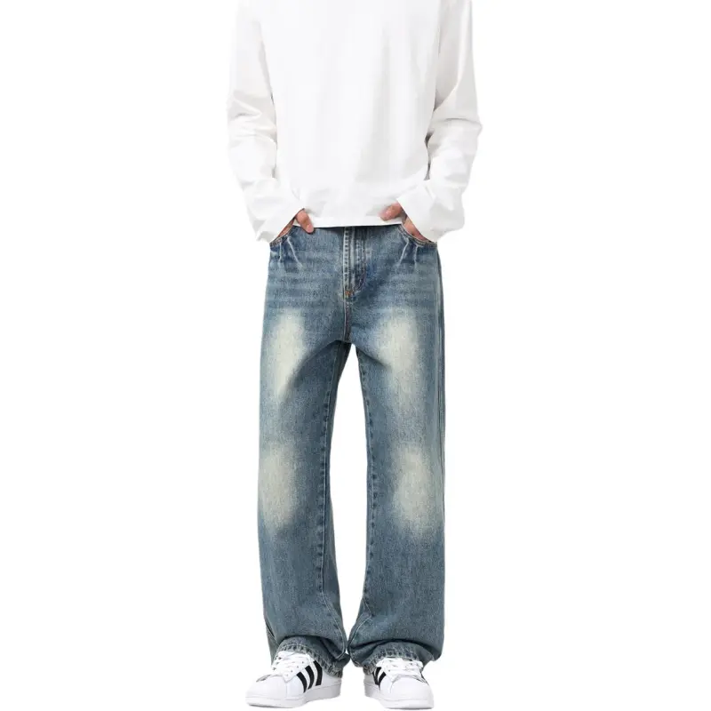 SONGS ALONG Jeans Unisex Blue-7