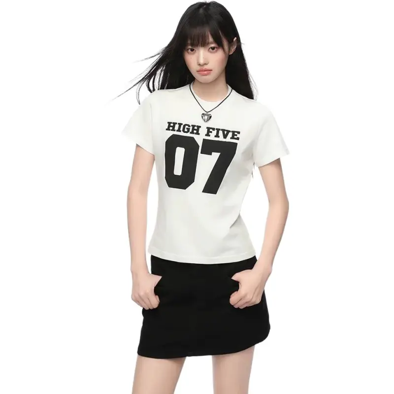 KING PRINCE T Shirts Women's White-4