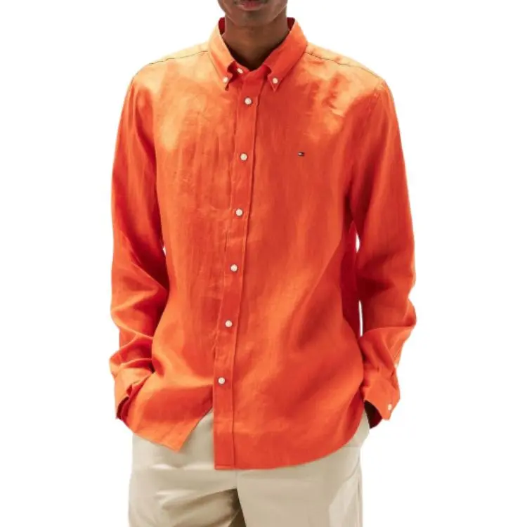 Tommy Hilfiger Shirt Men's Orange-1