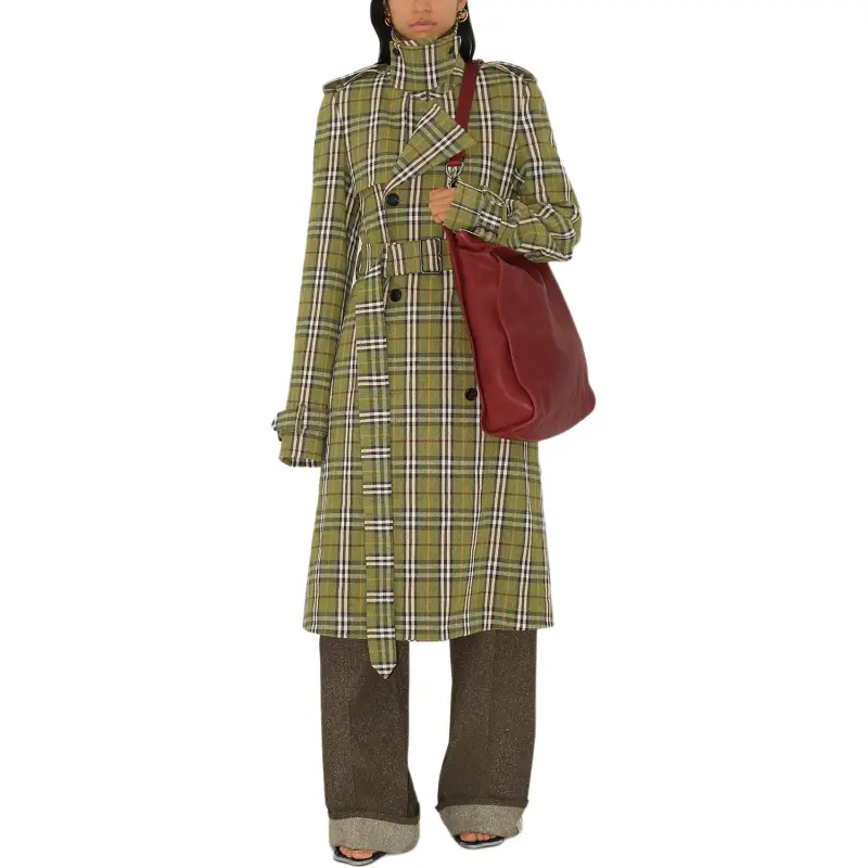 Burberry SS25 Trench Coat Women's Olive Green-1