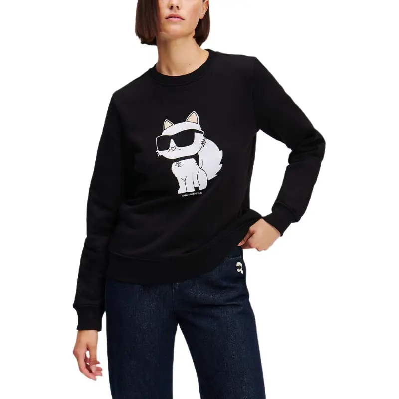 KARL LAGERFELD / Karl Lagerfeld Jeans Ikon Choupette Sweatshirt-1