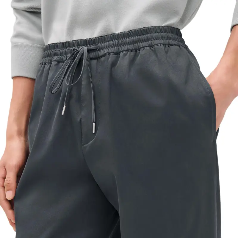 HERMES Knitted Sweatpants Men's Dark Gray-4