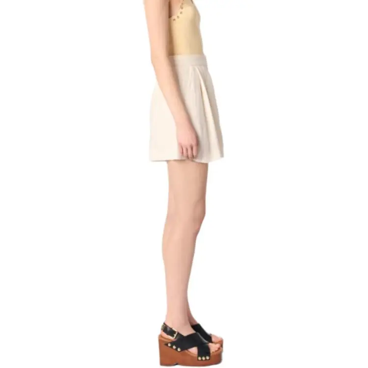 Maje Pleated Shorts-3