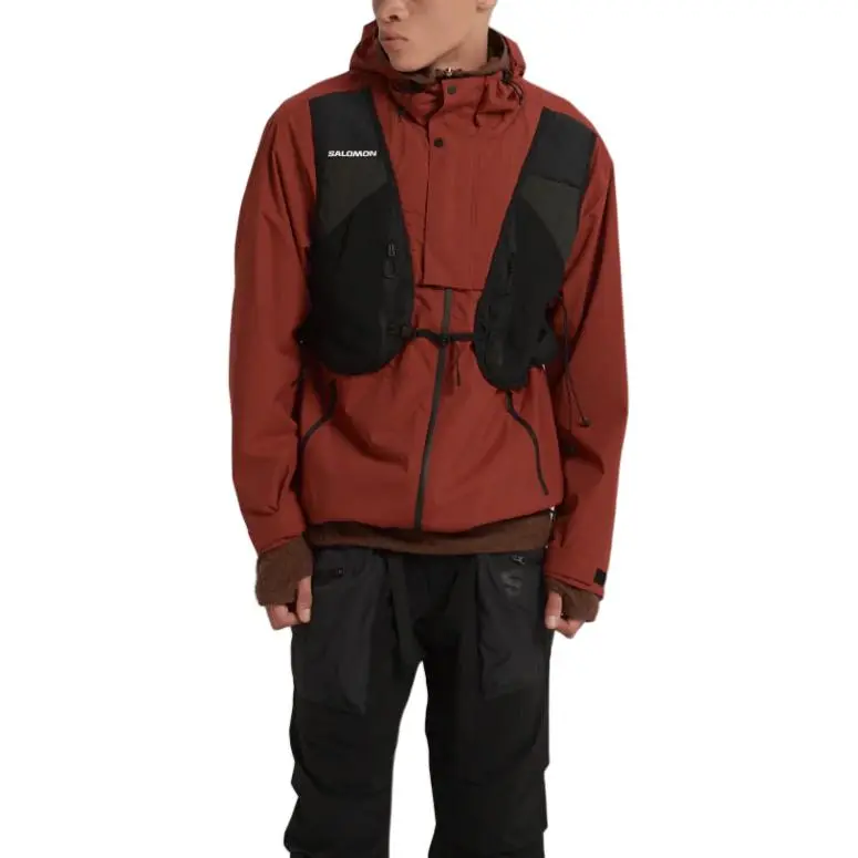 SALOMON UNI FW24 Jacket Men's Dark Red-3