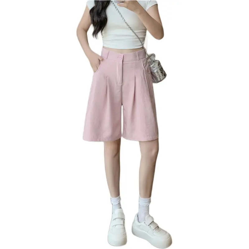 Mu Xiao Xin Denim Shorts Women's-2