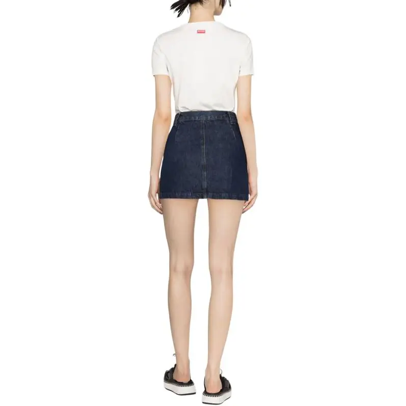 KENZO Drop Shoulder Sleeve T Shirt Women's White-3