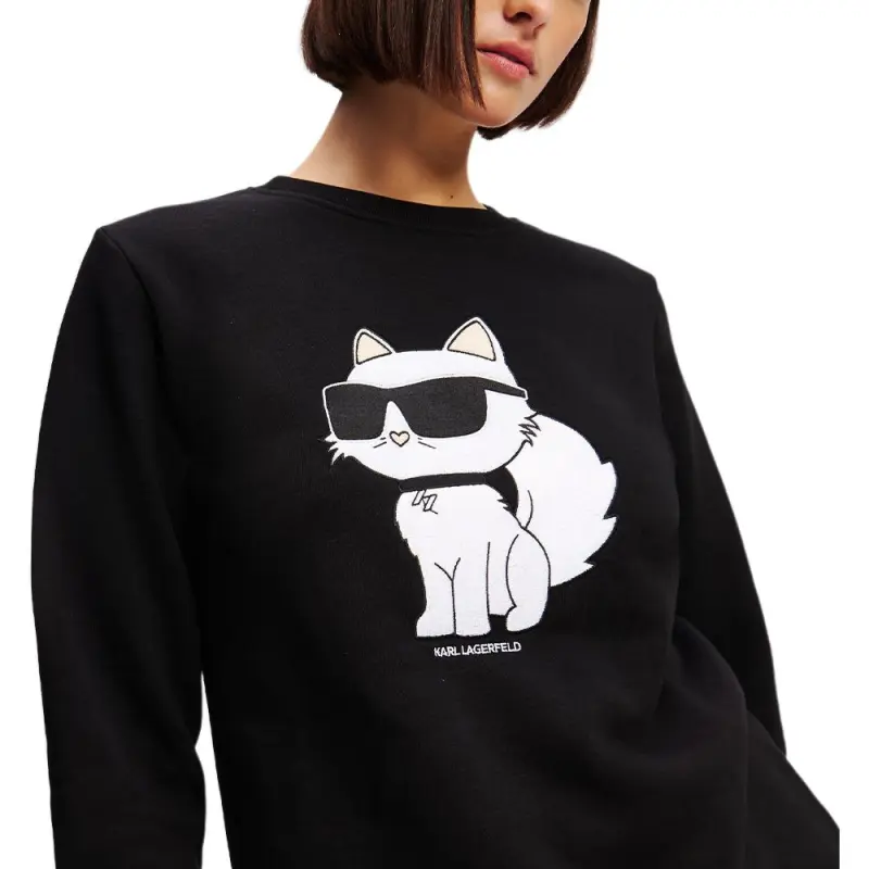 KARL LAGERFELD / Karl Lagerfeld Jeans Ikon Choupette Sweatshirt-3