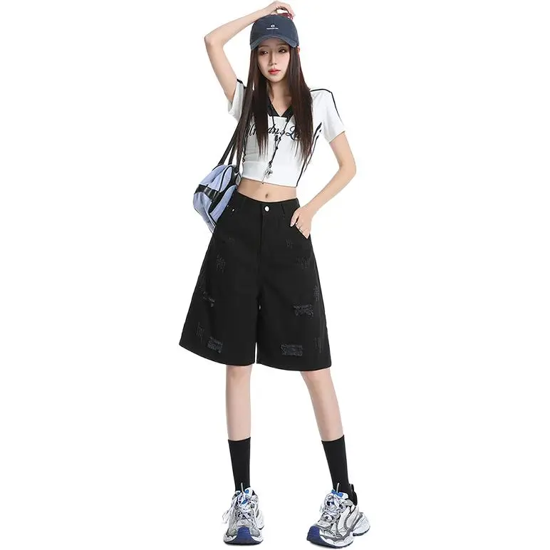 Ordifen Denim Shorts Women's-1