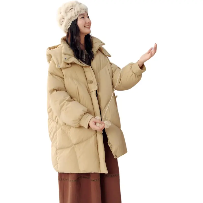 ZIHAN Down Jacket Women's Wheat Straw Color-1