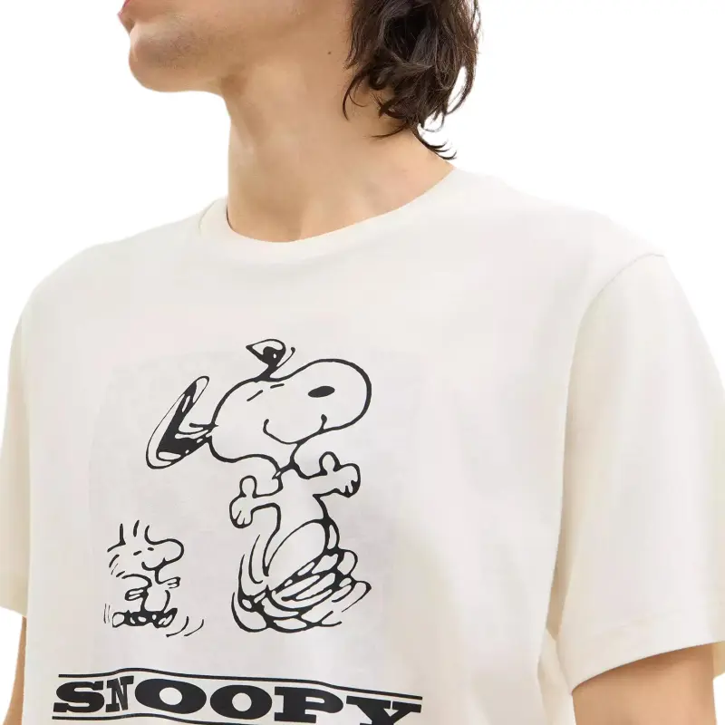 COACH x Peanuts SS25 T Shirt Men's Ivory White-3