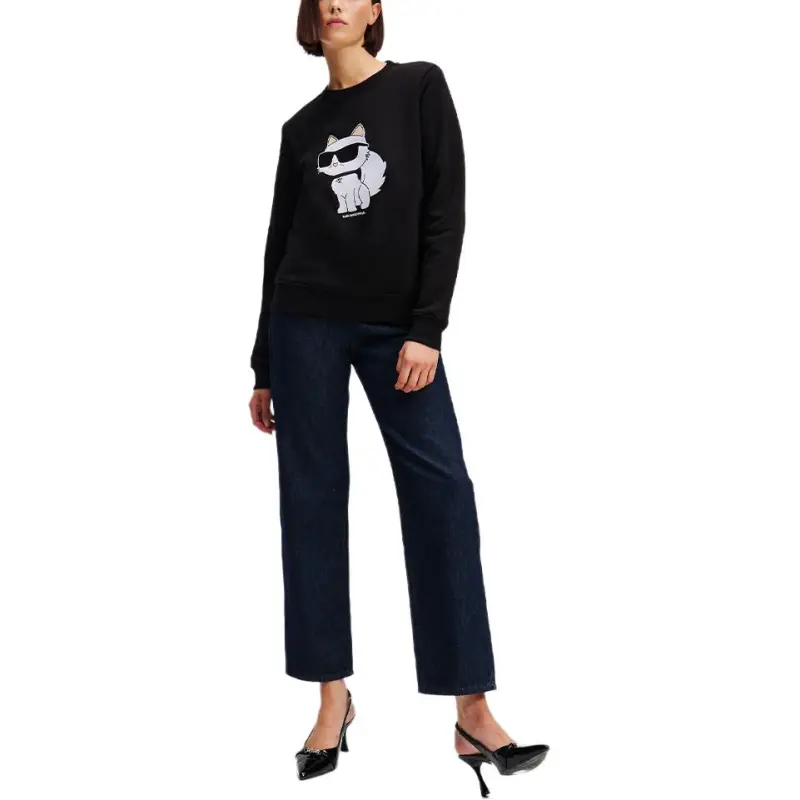 KARL LAGERFELD / Karl Lagerfeld Jeans Ikon Choupette Sweatshirt-4