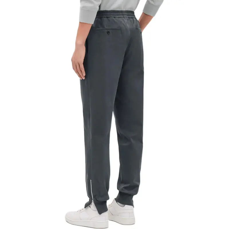 HERMES Knitted Sweatpants Men's Dark Gray-1