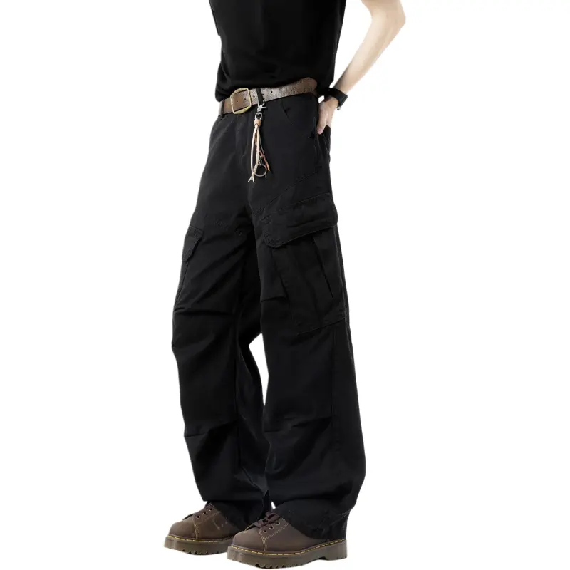 ST&SAT Cargo Pants Unisex Black-2