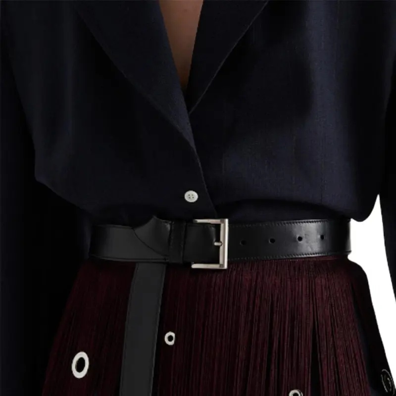PRADA Pinstripe Single Breasted Shirt Jacket-6