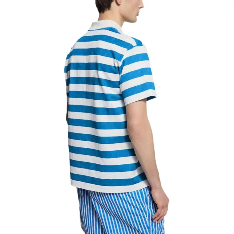 LOUIS VUITTON FW25 Polo Shirt Men's Blue White-3