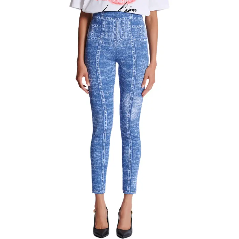 BALMAIN High Waisted Leggings-1