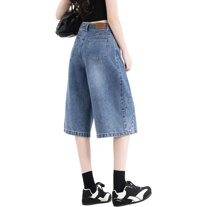 You Cow Me Pants Denim Shorts Women's-6