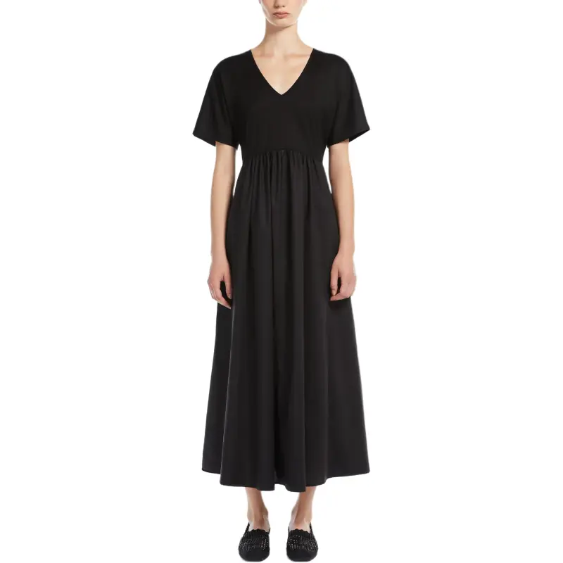 WEEKEND MaxMara Short Sleeved Dress Women's Black-1