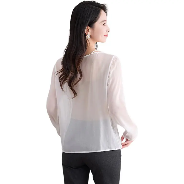 Yi Mengyuan Silk T shirt Women's-4