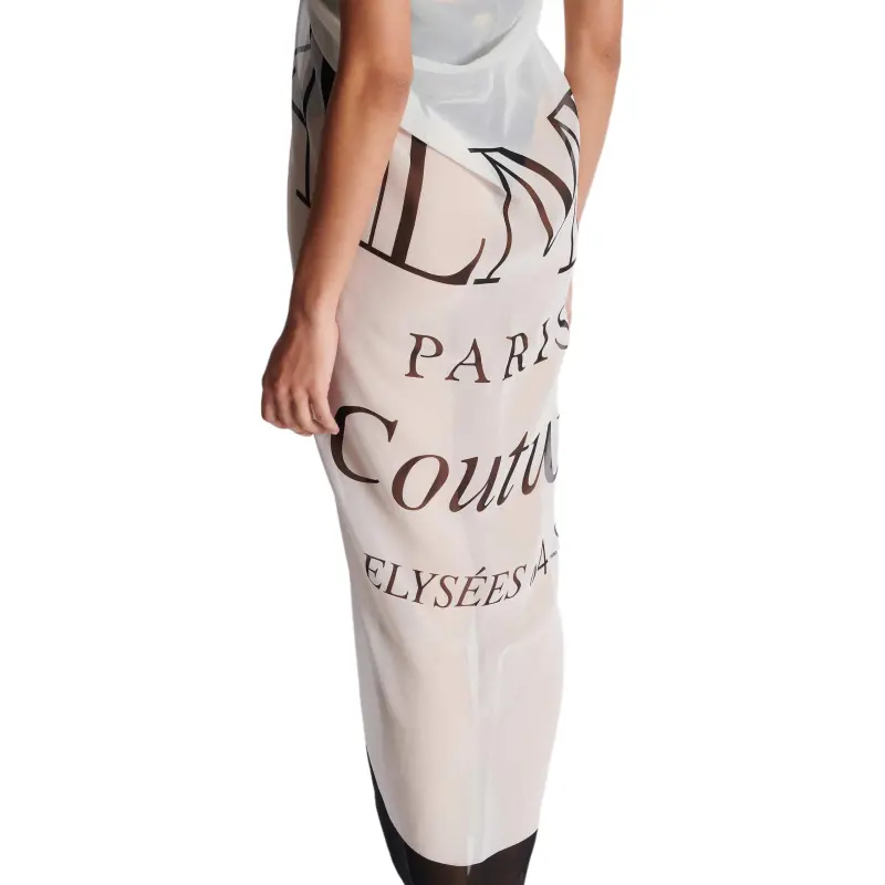 BALMAIN Shawls Women's Black White-6
