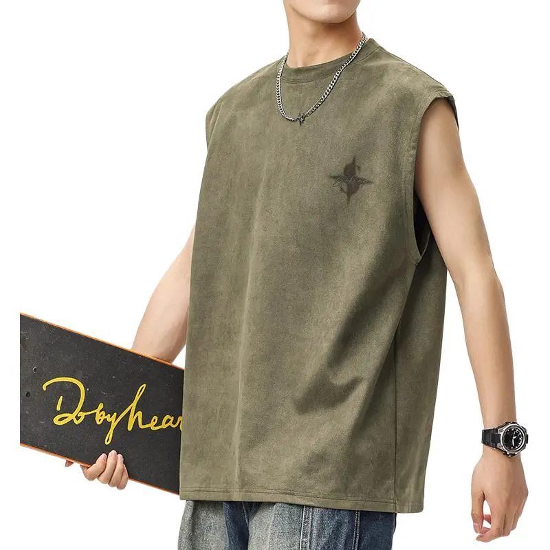 WOOD SOON Tank Tops Men-17