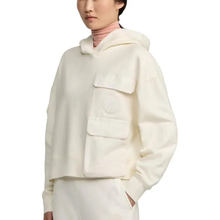 Canada Goose SS25 Yates Sweatshirt Women's Polaris White-3