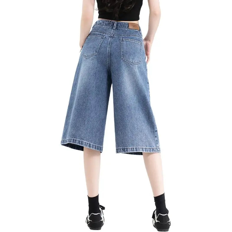 You Cow Me Pants Denim Shorts Women's-1