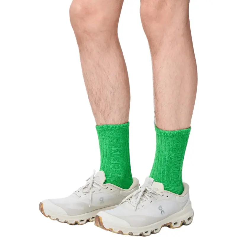 LOEWE x On SS25 Mid Calf Socks Unisex 1 Pack Green-2