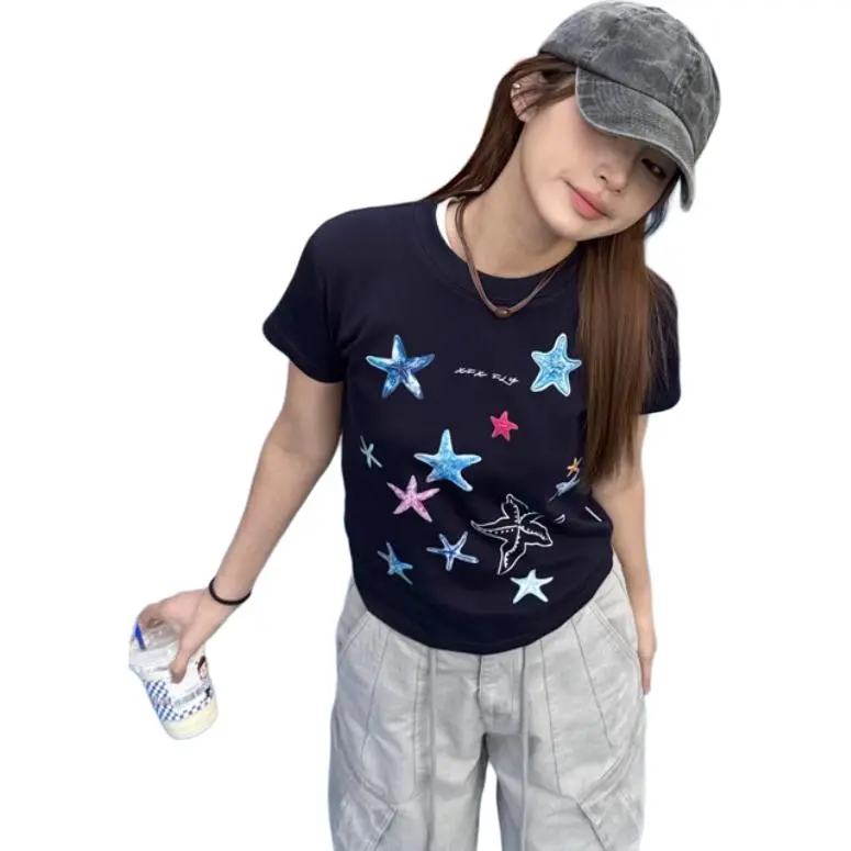Dior Beauty Set in Sleeve T Shirt Women's-8